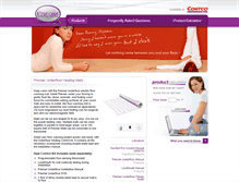 Tablet Screenshot of premierunderfloor.com